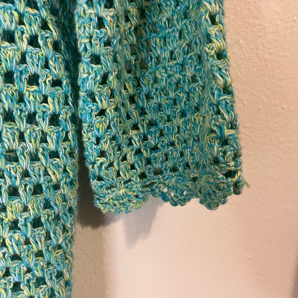 Vintage The TOG Shop Mint Green Cardigan size S - Picture 6 of 7